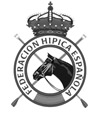 Logo blanco y negro Real Federación de Hípica Española